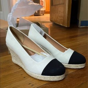 Jcrew Espadrille Wedges 6.5 NWT